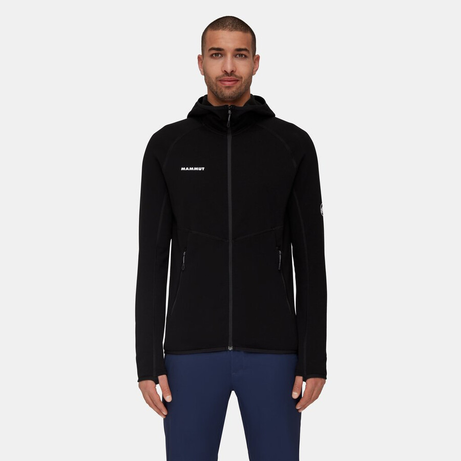 jaqueta com capuz aconcagua ml masculina cor verde-azulado escuro.