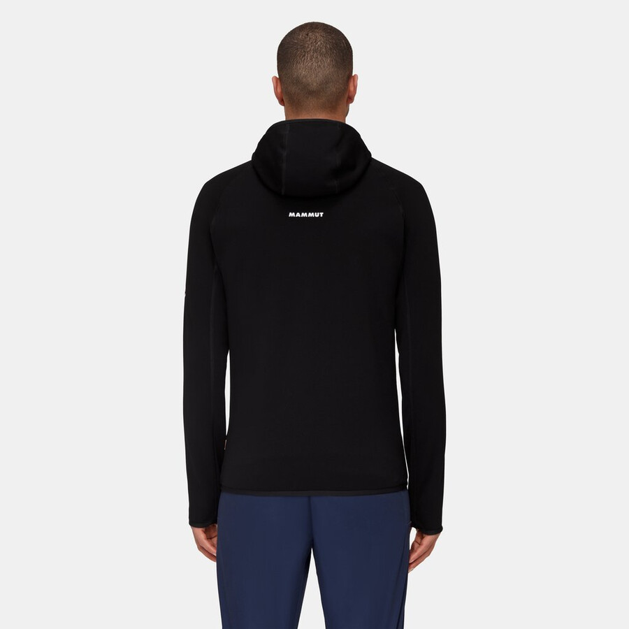 jaqueta com capuz aconcagua ml masculina cor verde-azulado escuro.