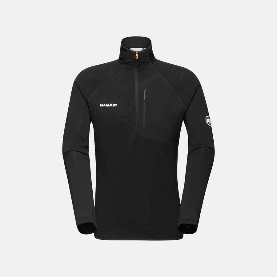 aenergy light ml meio zíper masculino azul-petróleo escuro