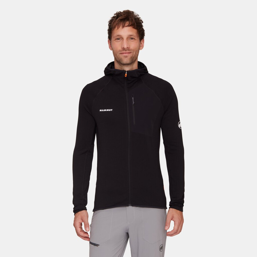 jaqueta com capuz aenergy light ml masculina cor verde-azulado escuro.