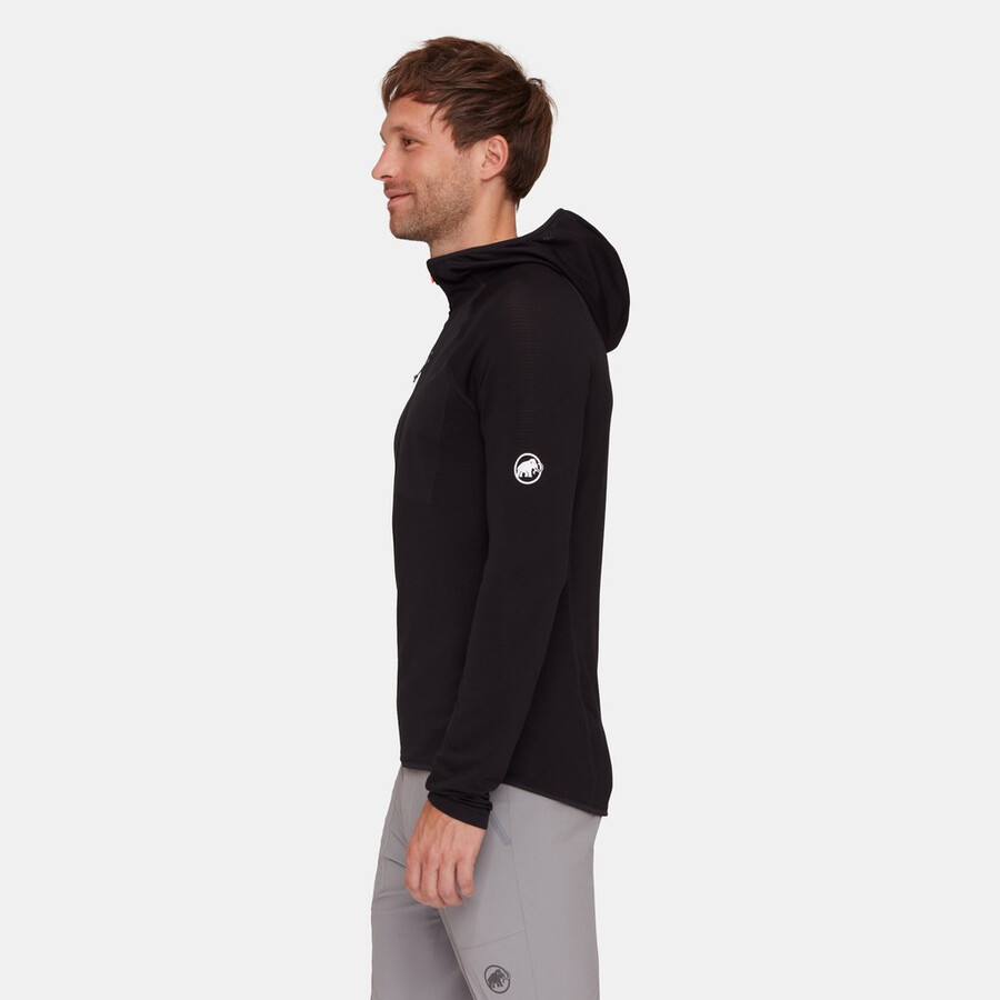 jaqueta com capuz aenergy light ml masculina cor verde-azulado escuro.