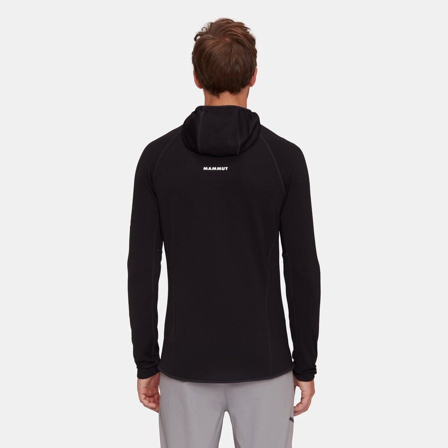 jaqueta com capuz aenergy light ml masculina cor verde-azulado escuro.
