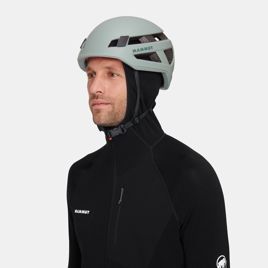 jaqueta com capuz aenergy light ml masculina cor verde-azulado escuro.
