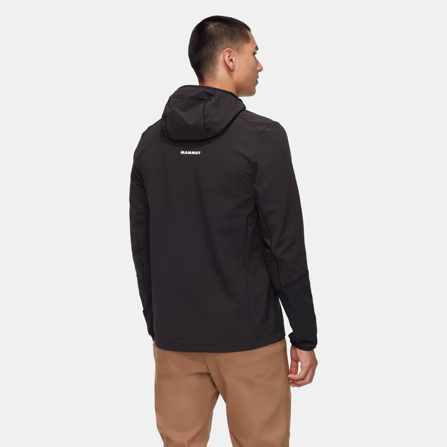 madris light ml half zip hoody masculino preto