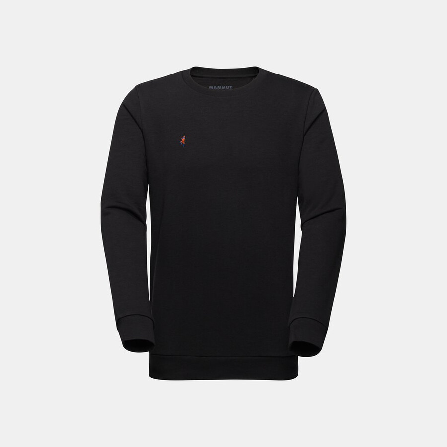 camiseta mammut core ml crew neck masculina alpinista preta
