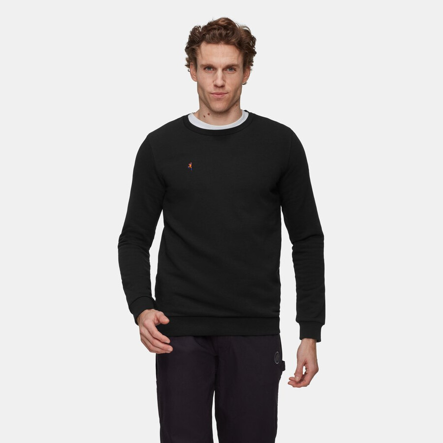 camiseta mammut core ml crew neck masculina alpinista preta