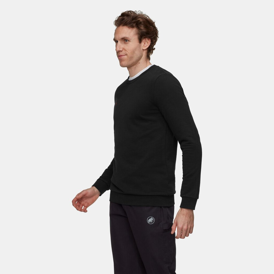 camiseta mammut core ml crew neck masculina alpinista preta