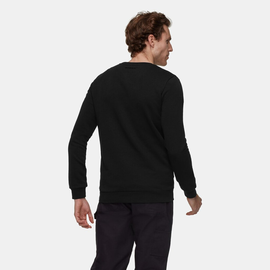 camiseta mammut core ml crew neck masculina alpinista preta