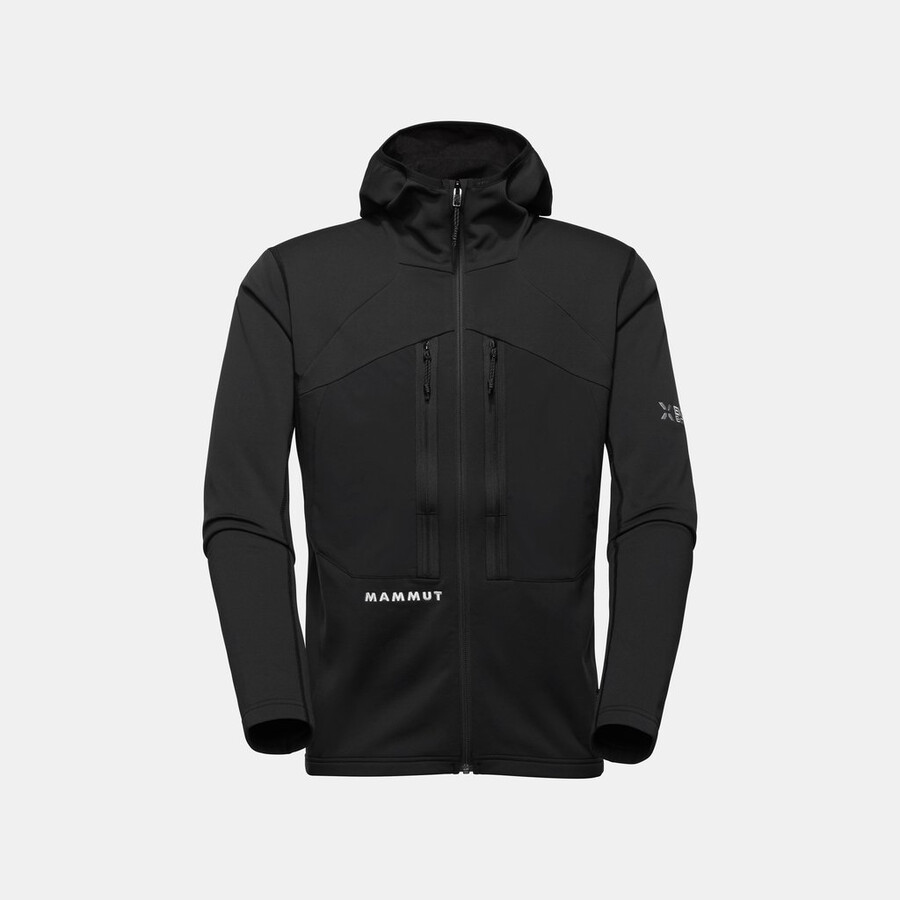 jaqueta com capuz eiger nordwand advanced ml masculina preta