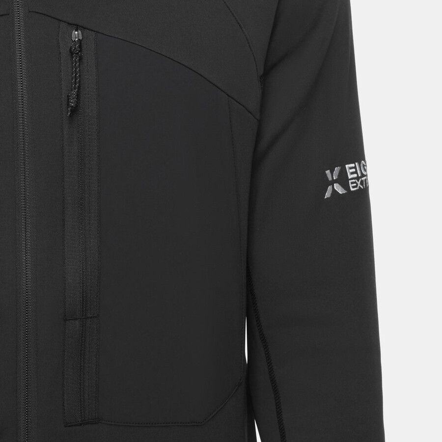 jaqueta com capuz eiger nordwand advanced ml masculina preta
