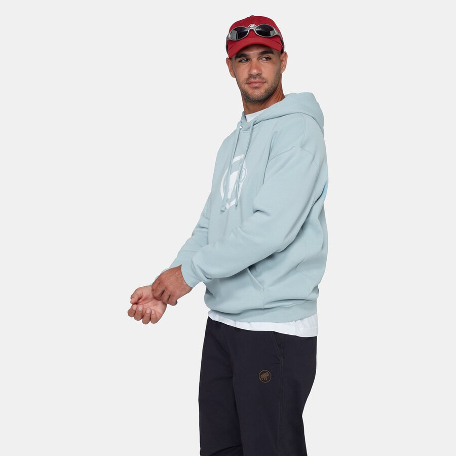 mammut base ml hoody masculino clássico nebla