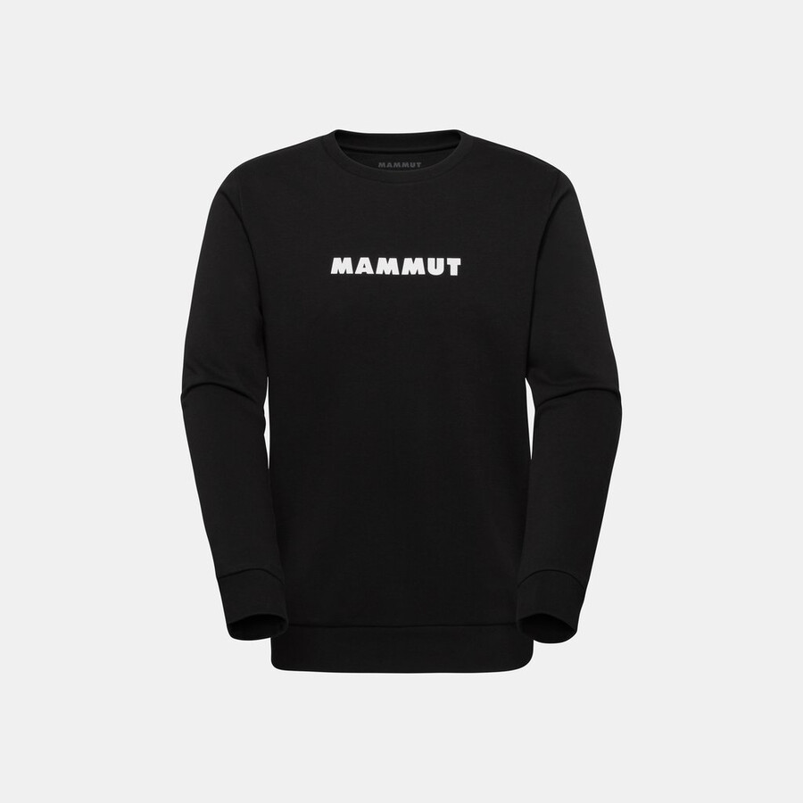 camiseta mammut core ml masculina com gola redonda e logo preto