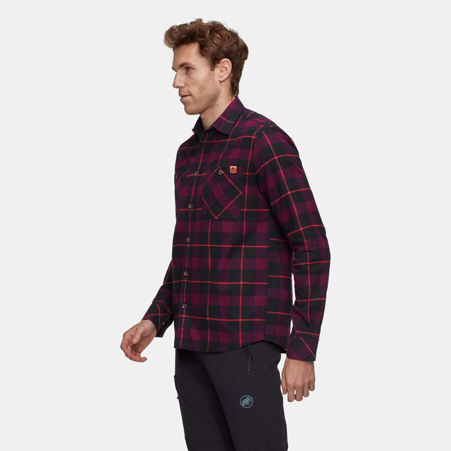 camisa manga comprida alvra masculina preta-vin