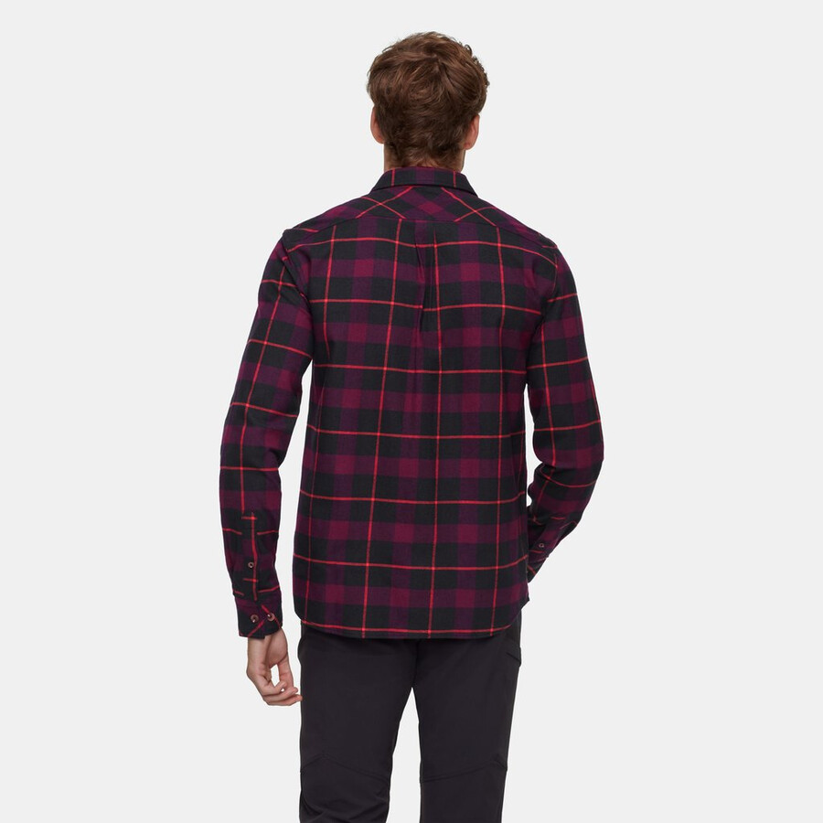 camisa manga comprida alvra masculina preta-vin