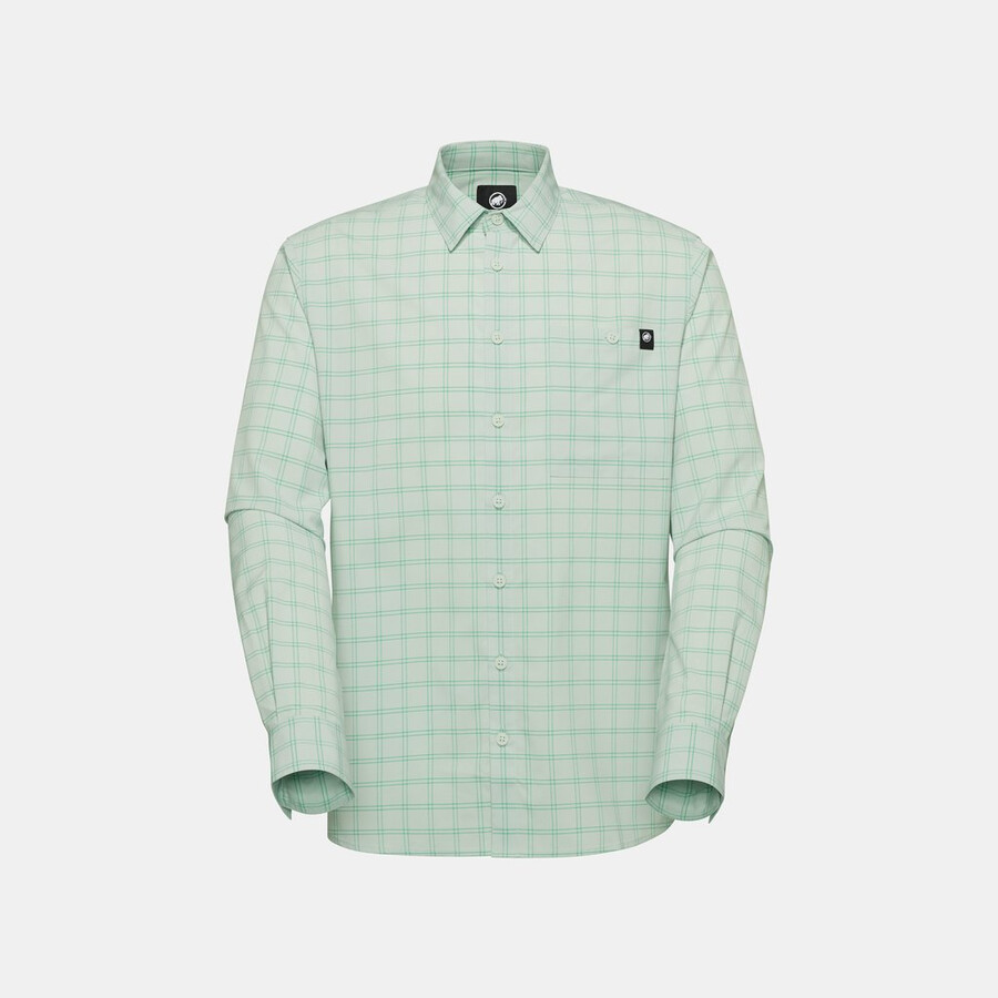 lenni camisa manga comprida masculina aço-preto
