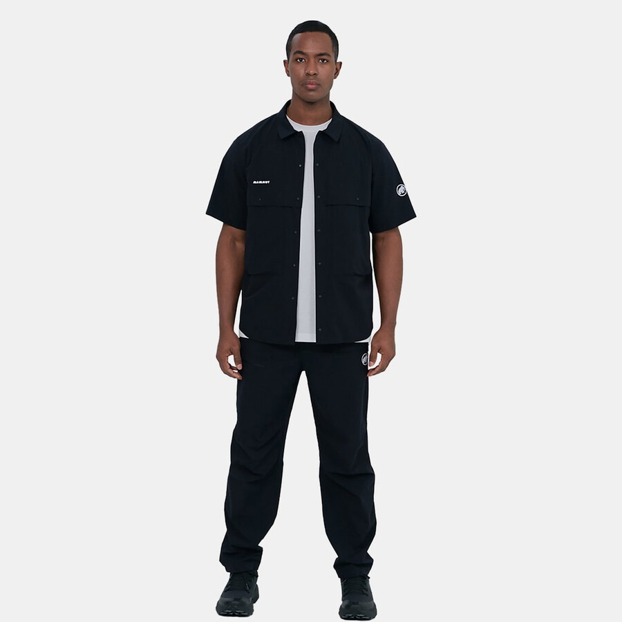 camisa valley masculina com prega preta