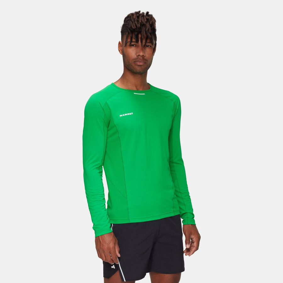 camiseta masculina aenergy fl de manga comprida preta