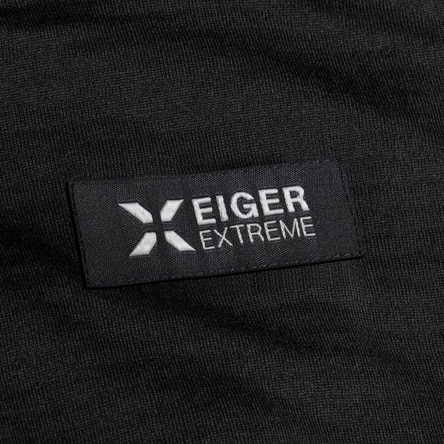 moletom com capuz eiger nordwand advanced fl com meio zíper masculino preto.