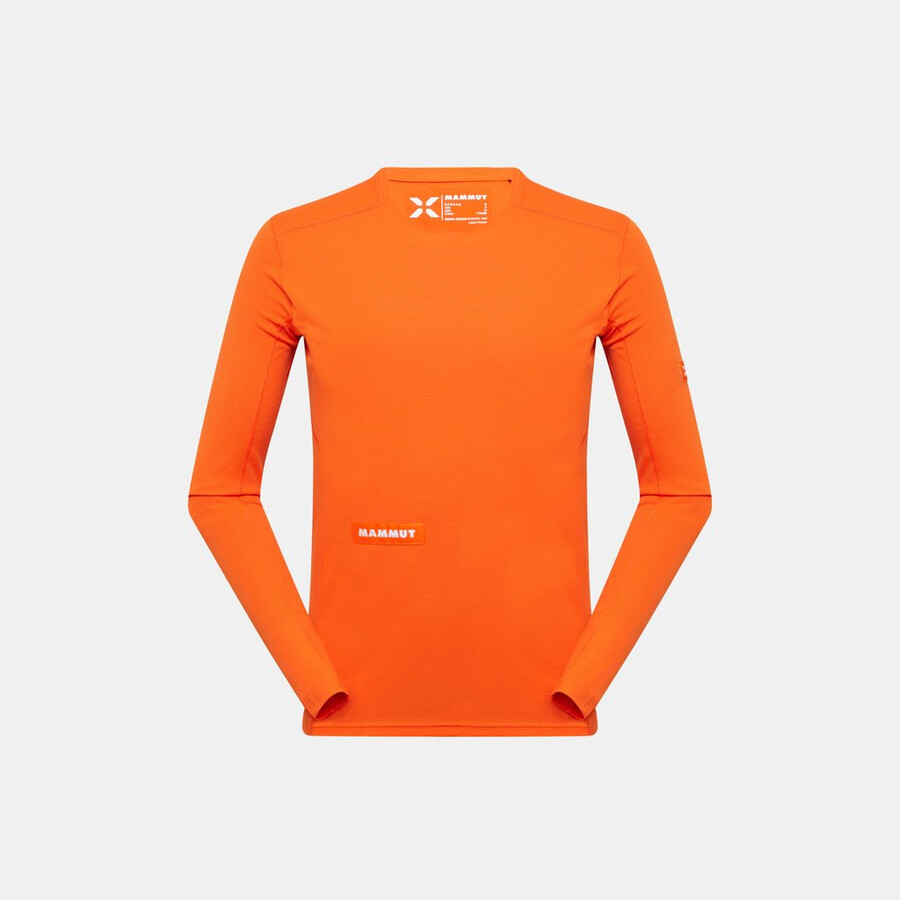 eiger nordwand fl manga comprida masculina eiger laranja
