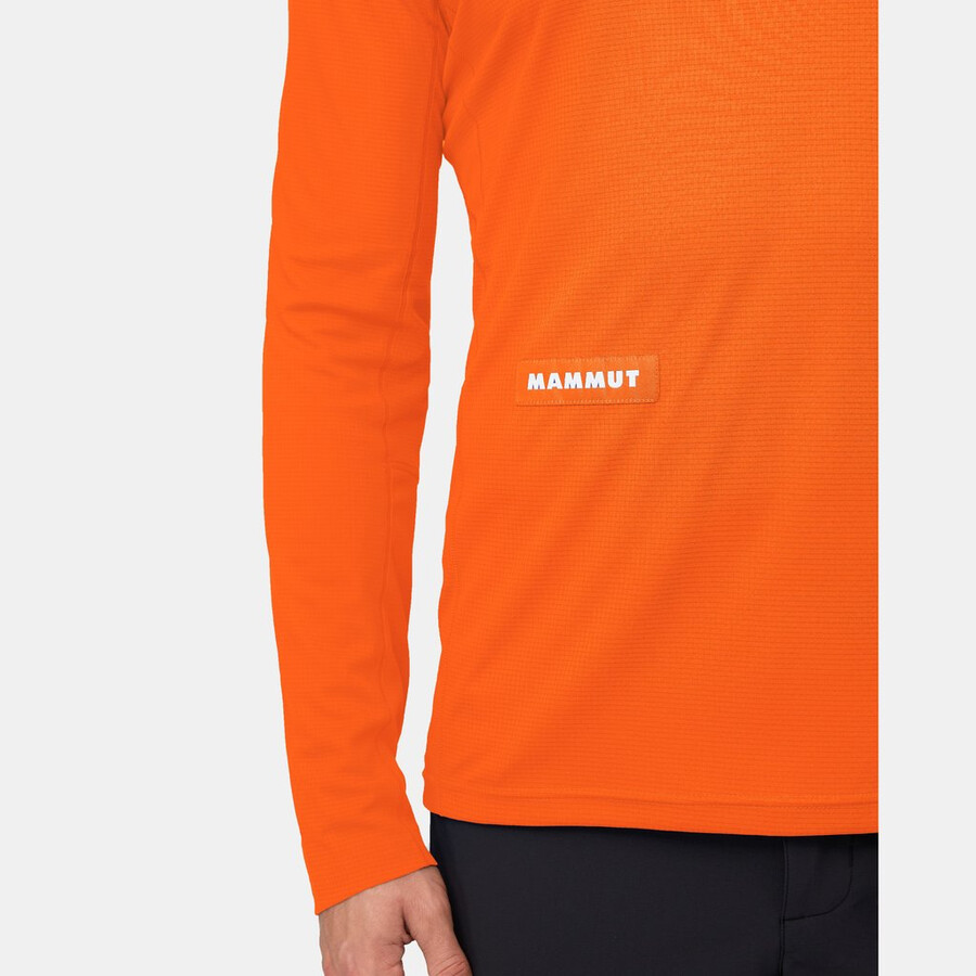 eiger nordwand fl manga comprida masculina eiger laranja