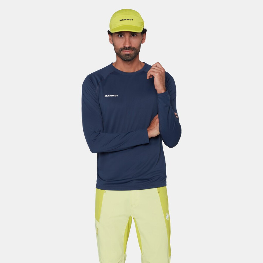 ducan fl manga longa masculino marinho