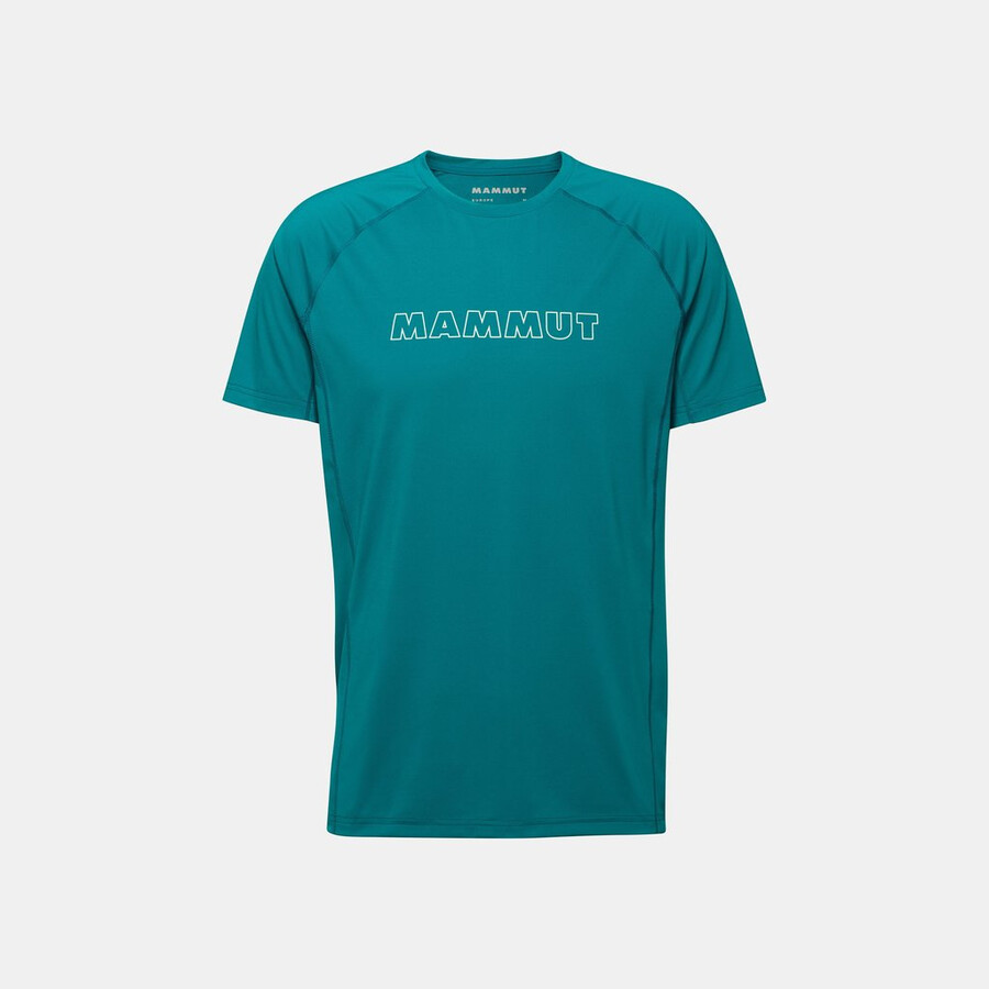 camiseta selun fl masculina com logo prata sálvia
