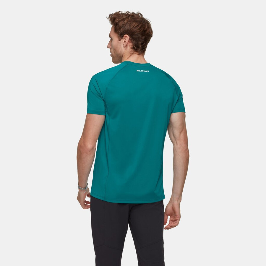 camiseta selun fl masculina com logo prata sálvia