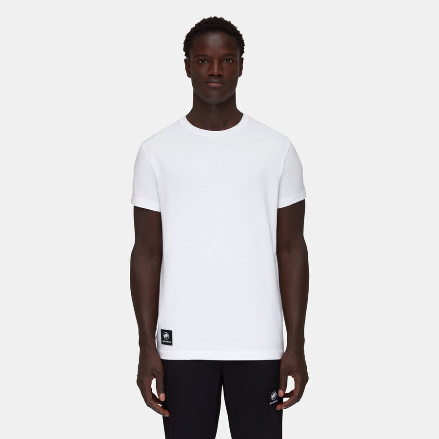 camiseta massone masculina com patch branco
