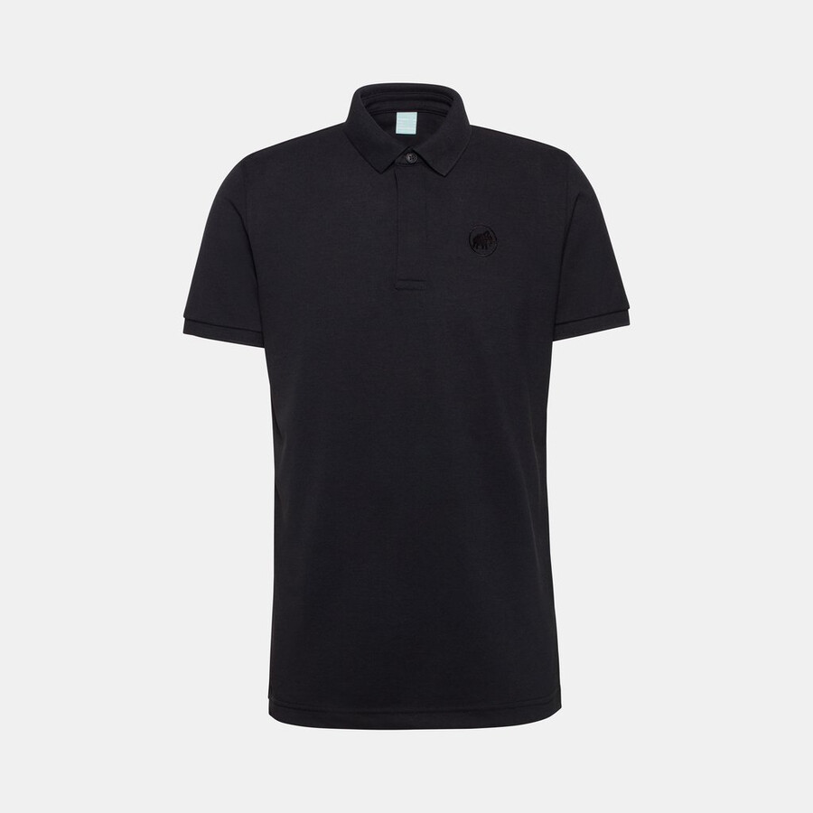 polo mammut logo masculina preta