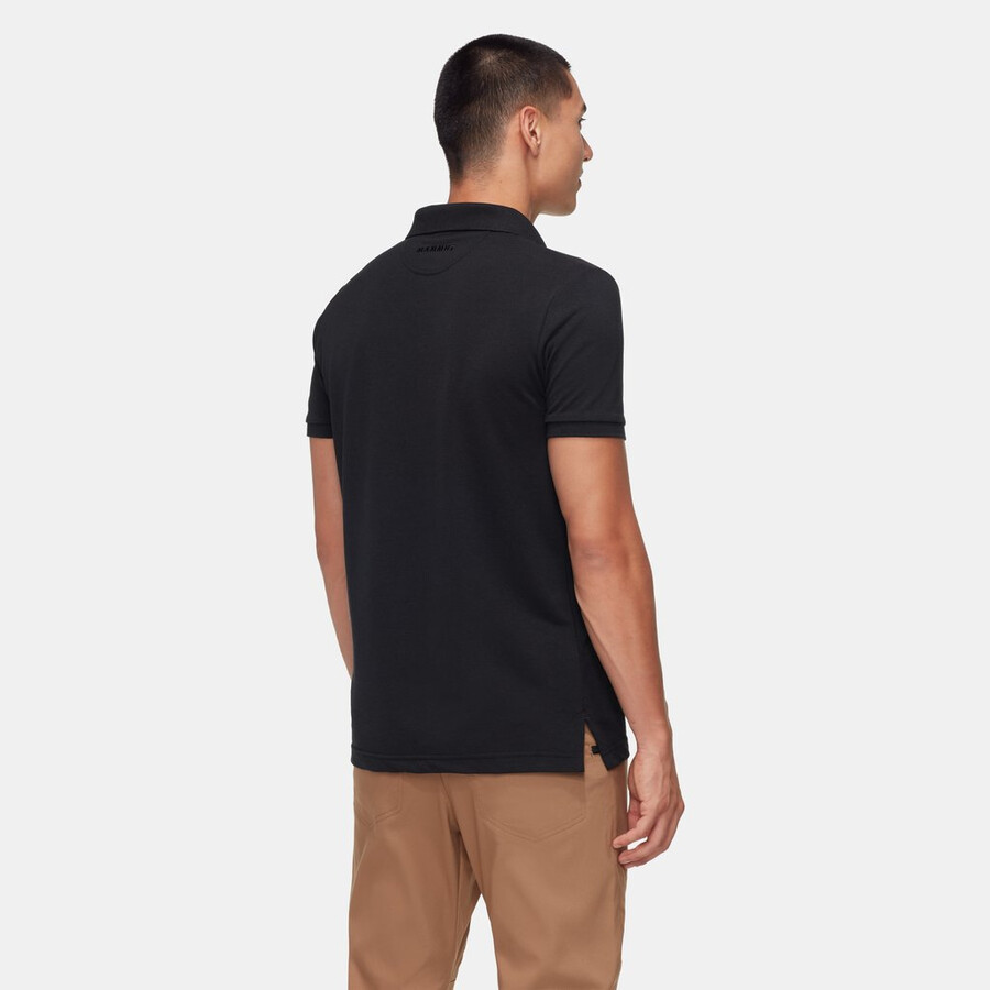 polo mammut logo masculina preta