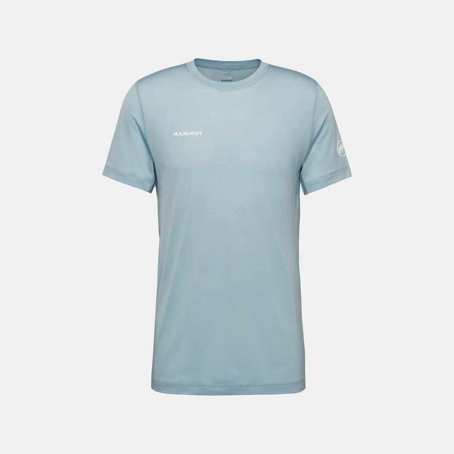 camiseta masculina tree wool fl mescla marinha.