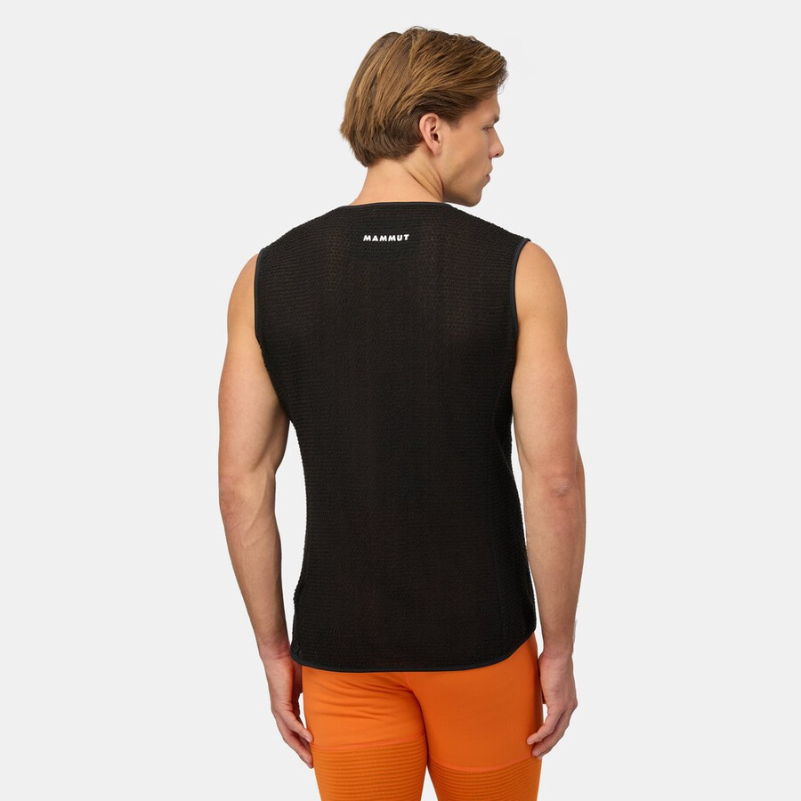 colete masculino eiger nordwand fl air mesh preto.