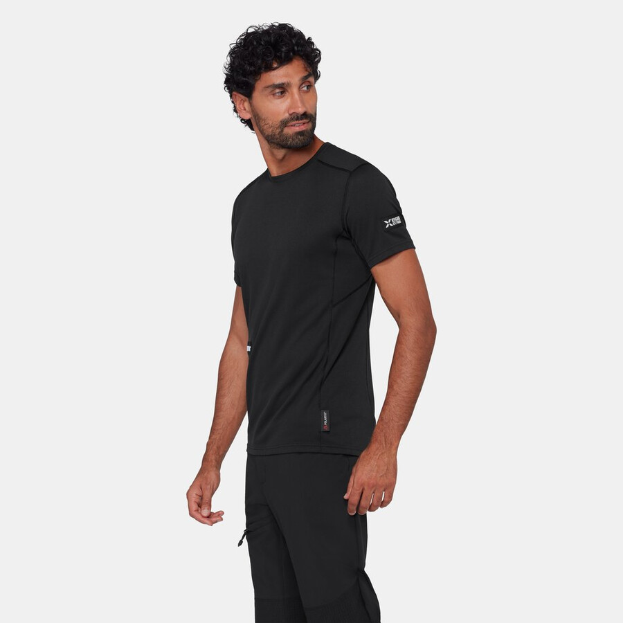camiseta eiger nordwand fl masculina preta