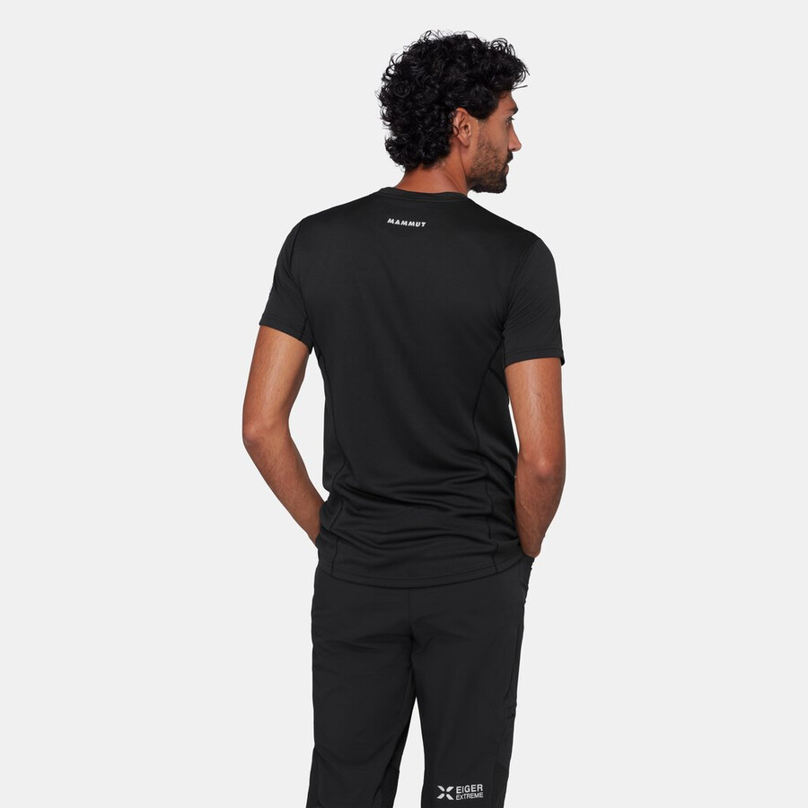 camiseta eiger nordwand fl masculina preta