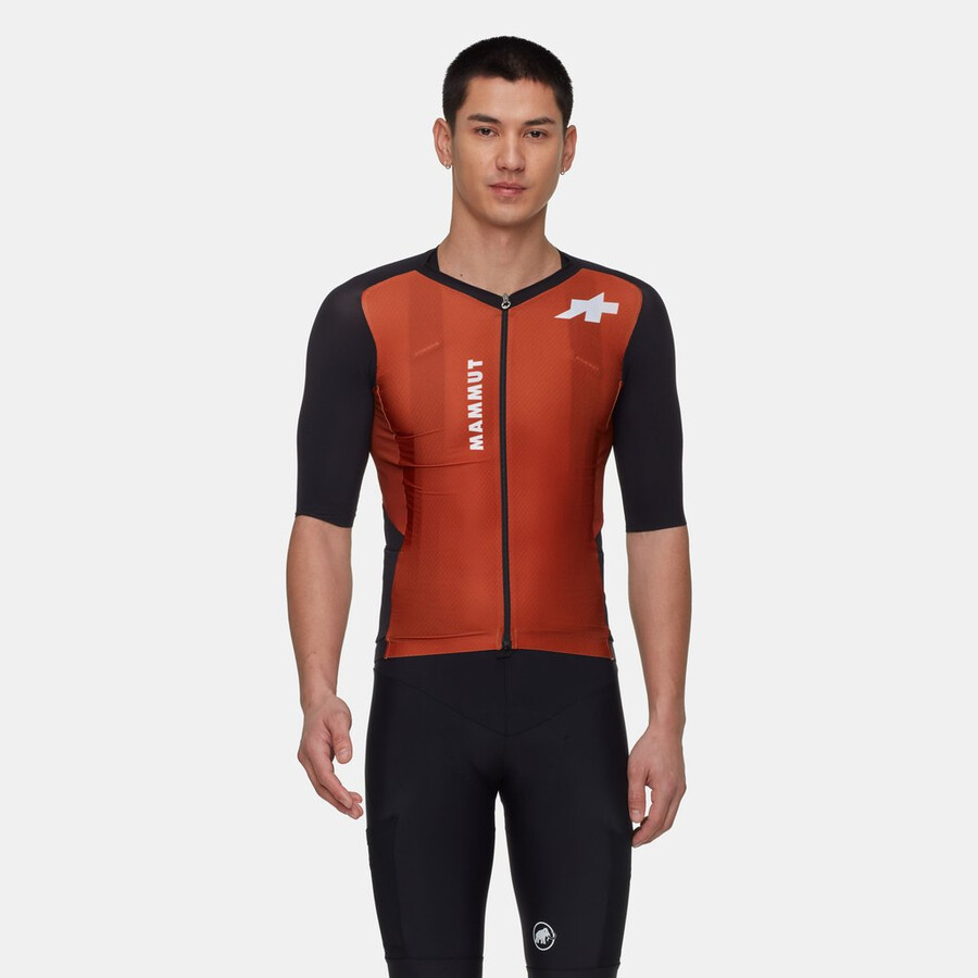 camisola assos x mammut tactica t5 vermelha