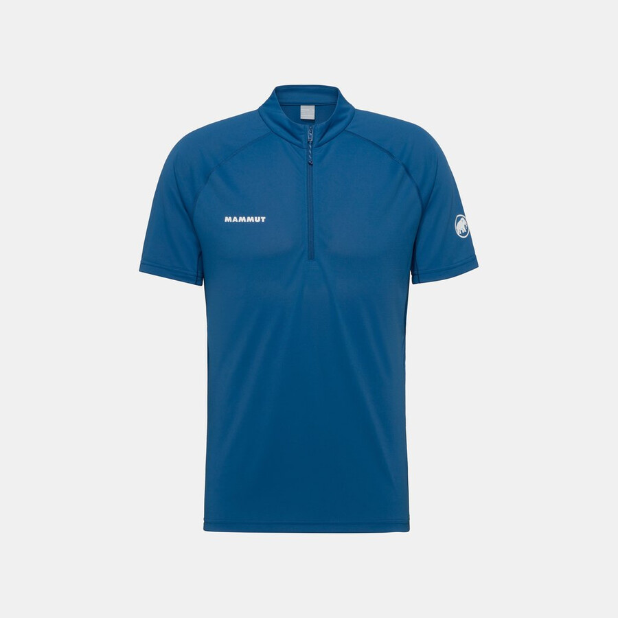 camiseta masculina duncan fl com meio zíper