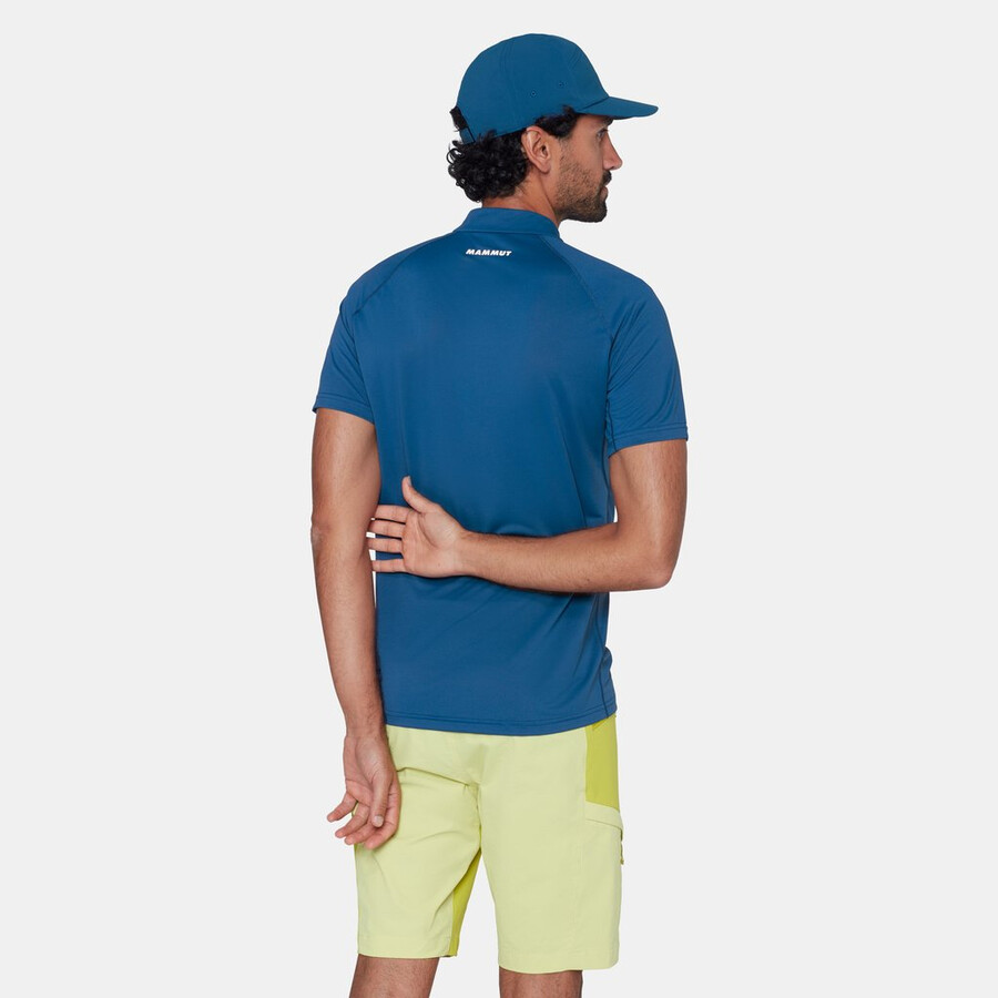 camiseta masculina duncan fl com meio zíper