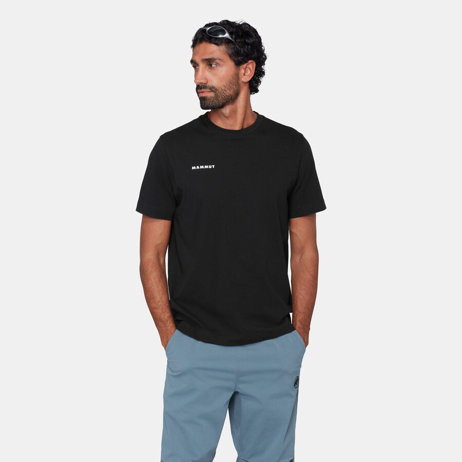 camiseta mammut base masculina mini logo preta
