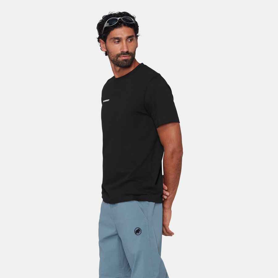 camiseta mammut base masculina mini logo preta