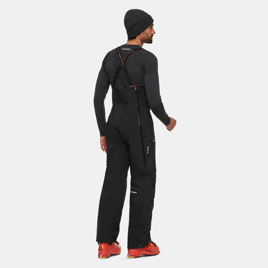 calça com suspensórios eiger free pro hs masculina preta