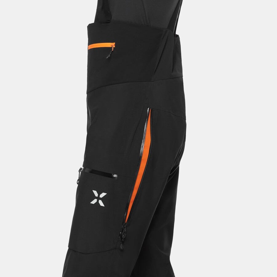 calça com suspensórios eiger free pro hs masculina preta