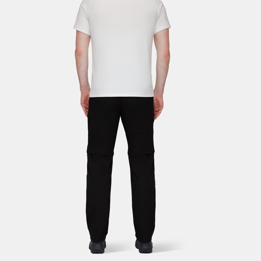 calça zinal hybrid zip off masculina preta