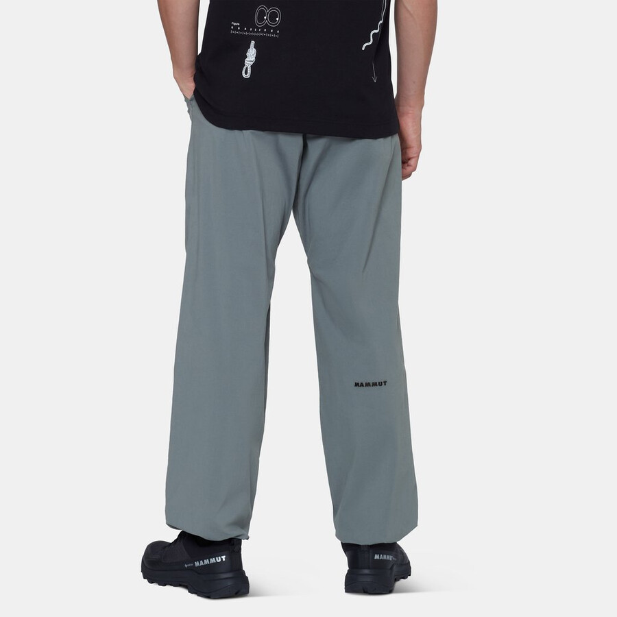calças de escalada em rocha masculina strata