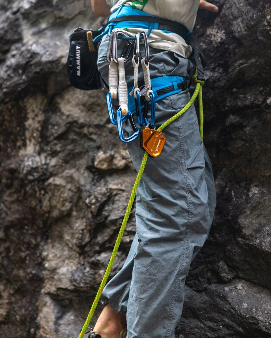 calças de escalada em rocha masculina strata