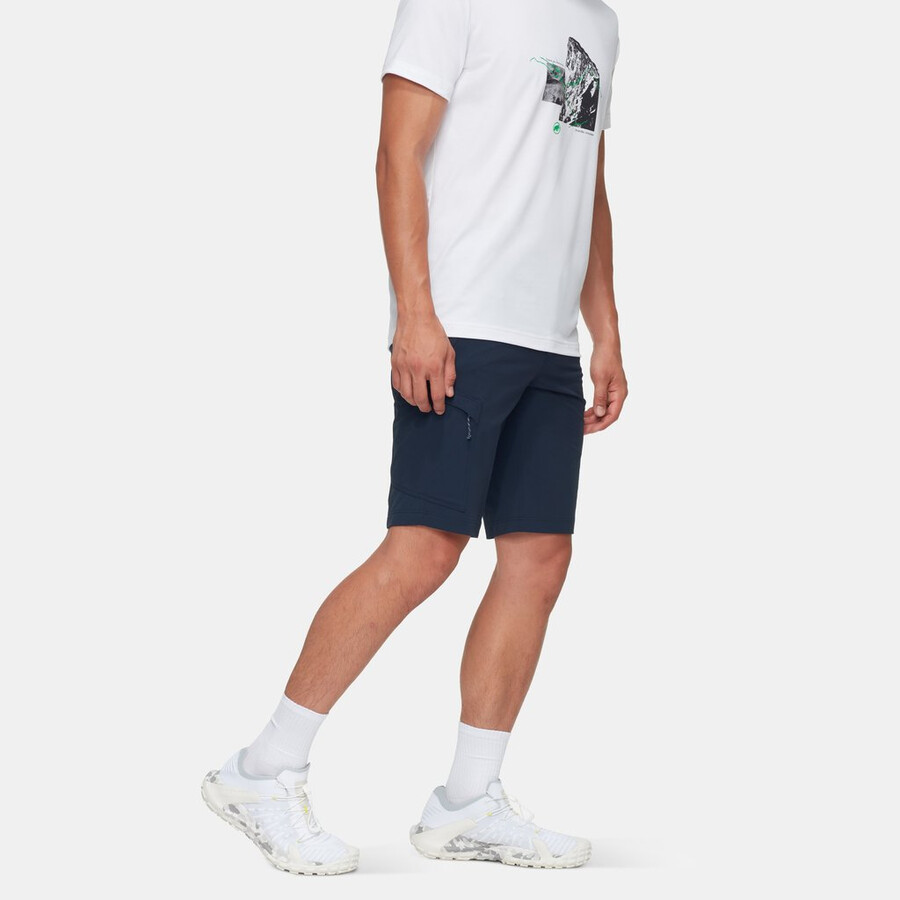 calções runbold iv para homem cor marine.