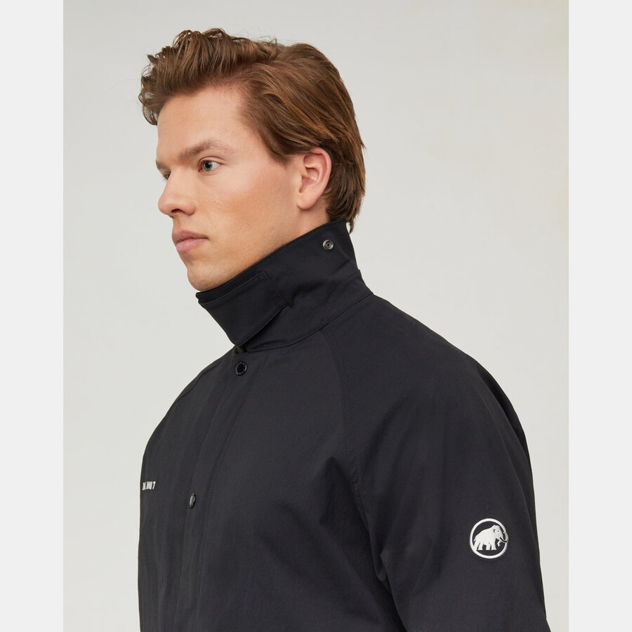 jaqueta valley so masculina com crestas preta