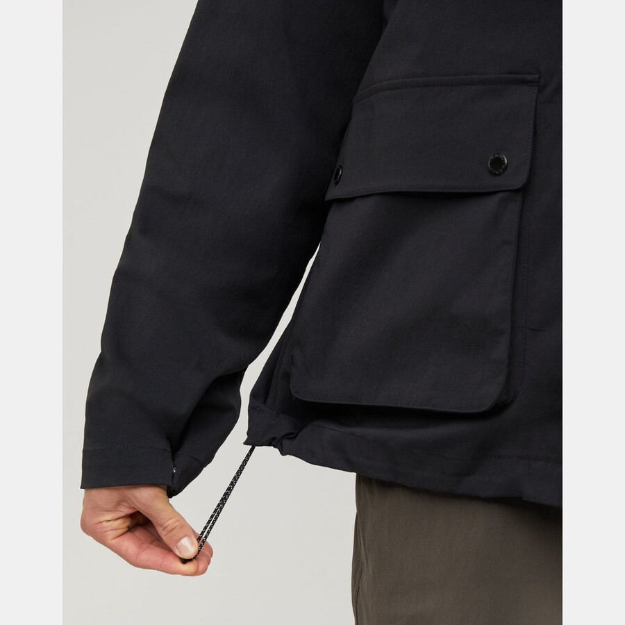 jaqueta valley so masculina com crestas preta