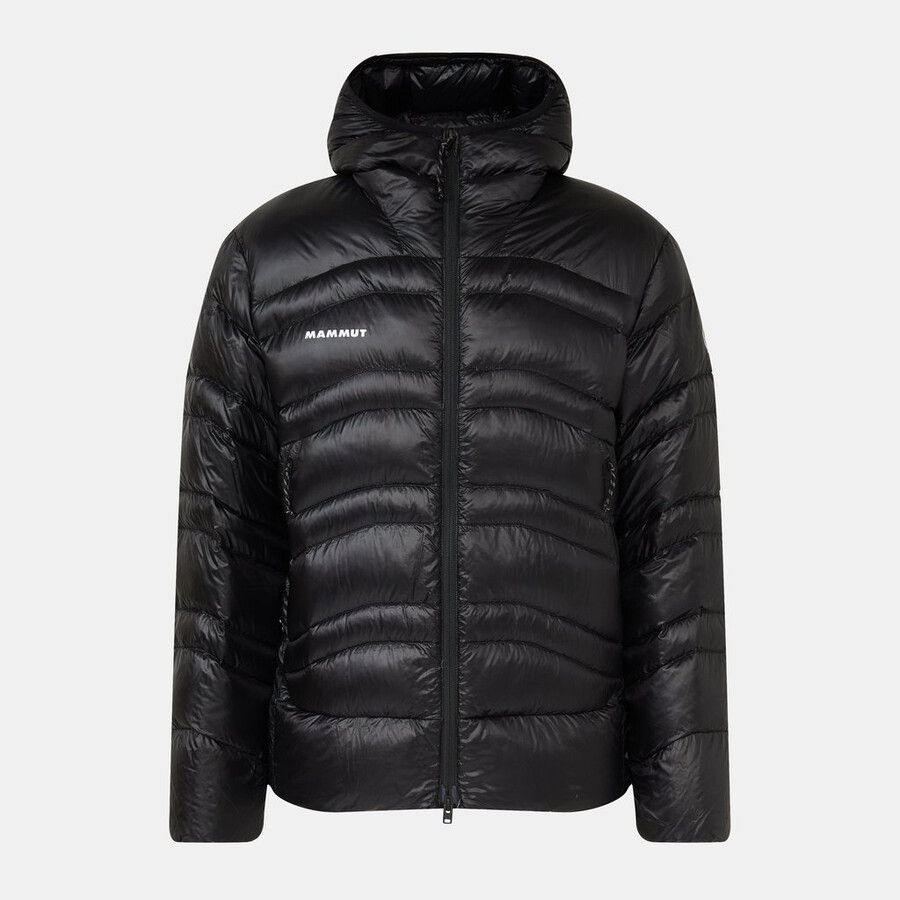 jaqueta com capuz valley light in masculina preta.