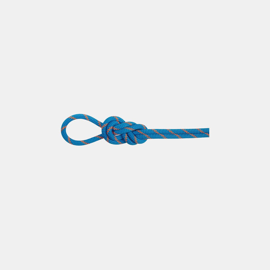 corda alpine eco dry 8.0 de 50m laranja vibrante como o oceano.