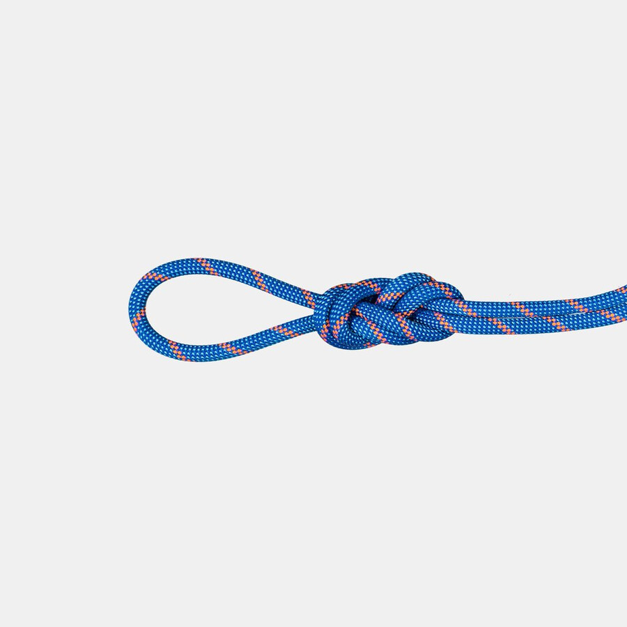 corda seca alpine sender 7.5 50m azul-laranja vibrante